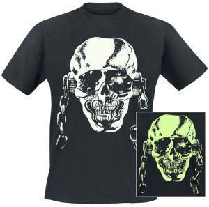 Megadeth Vic Head Glow In The Dark T-Shirt black