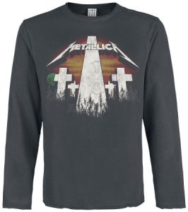 Metallica Amplified Collection - Master Of Puppets Long-sleeve Shirt charcoal
