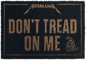 Metallica Don't Tread On Me Door Mat multicolor
