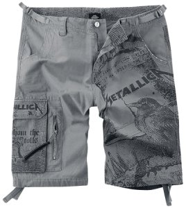 Metallica EMP Signature Collection Shorts grey