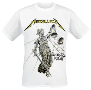 Metallica Justice T-Shirt white