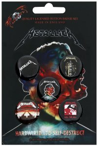 Metallica Mix Badge Set multicolour