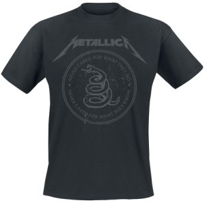 Metallica Snake Ring Tonal T-Shirt black