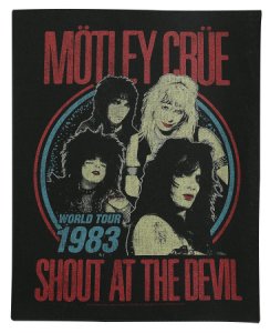 Mötley Crüe Shout At The Devil Back Patch multicolour