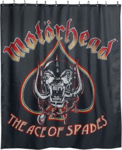 Motörhead Ace Of Spades Shower Curtain multicolor