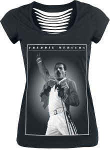 Queen Freddie - Stage Photo T-Shirt black