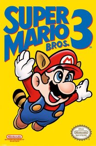 Super Mario Bros. 3 - NES Cover Poster multicolour