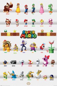 Super Mario - Character Parade - Poster - multicolour