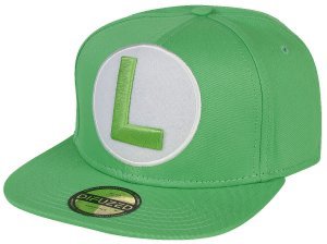 Super Mario - Luigi - L - Snapback Cap - green