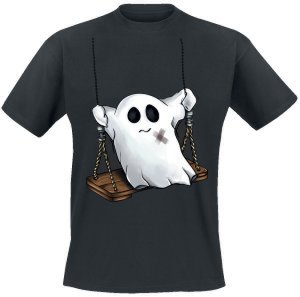 Swing Ghost -  - T-Shirt - black