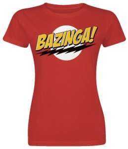 The Big Bang Theory - Bazinga - Girls shirt - red