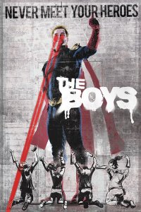 The Boys Homelander Stencil Poster multicolour