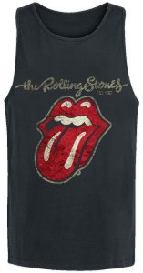The Rolling Stones - Plastered Tongue - Tanktop - black
