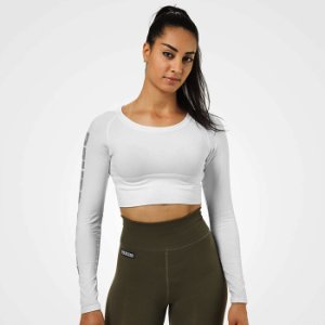 Bowery Cropped LS, White