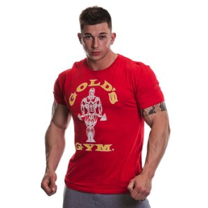 Golds Gym Muscle Joe T-shirt, Red