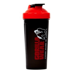 Gorilla Wear Shaker xxl 1000 ml, black/red
