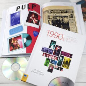 Signature Gifts 1990s history of music - hardback