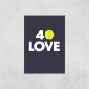 40 Love Art Print - A3 - Print Only