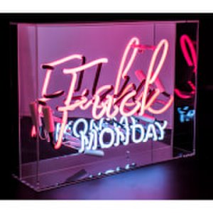 Acrylic Neon F*ck Monday - Pink
