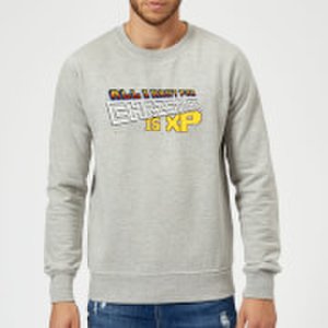 All I Want For Xmas Is XP Sweatshirt - Grey - L - Grey