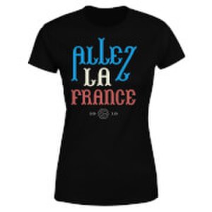 By Iwoot Allez la france women's t-shirt - black - xs - black