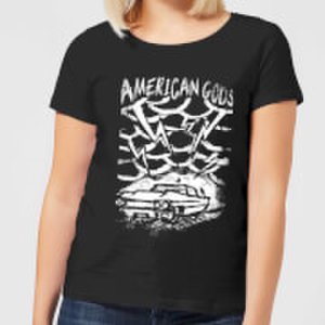 American Gods Car Storm Women's T-Shirt - Black - XS - Black