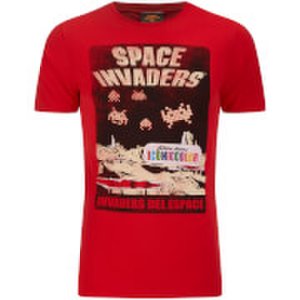 Atari Men's Space Invaders Del EAtari Space T-Shirt - Red - S - Red