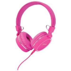 AV: Link Multimedia Headphones with Inline Microphone - Pink/White