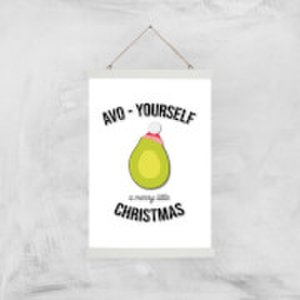 By Iwoot Avo-yourself a merry little christmas art print - a3 - wood hanger