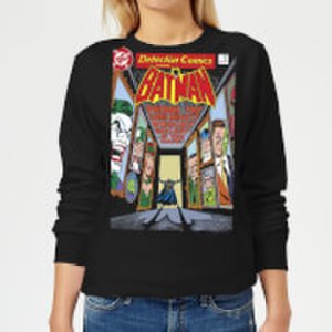 Dc Comics Batman the dark knight's rogues gallery cover women's sweatshirt - black - 5xl - black