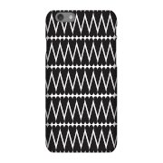 By Iwoot Black love heart phone case for iphone and android - iphone 5/5s - snap case - matte