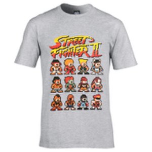 Geek Clothing Capcom street fighter men's street fighter ii t-shirt - grey - s - grey
