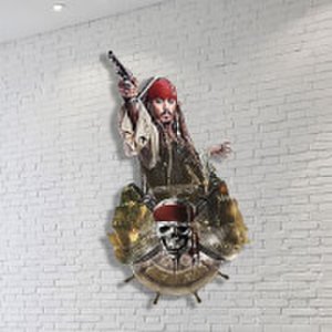Star Cutouts Captain jack sparrow wall mounted cardboard cut out