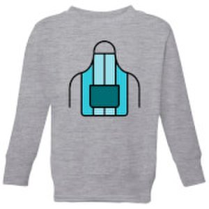 Cooking Apron Kids' Sweatshirt - 3-4 Years - Grey