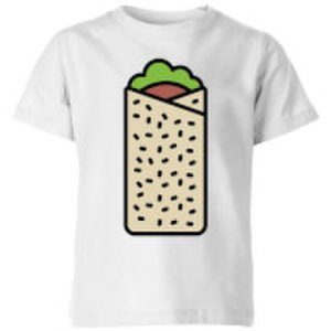 Cooking Burrito Kids' T-Shirt - 3-4 Years - White