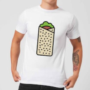 By Iwoot Cooking burrito men's t-shirt - s - white