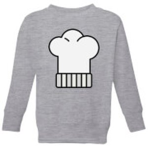 Cooking Chefs Hat Kids' Sweatshirt - 3-4 Years - Grey