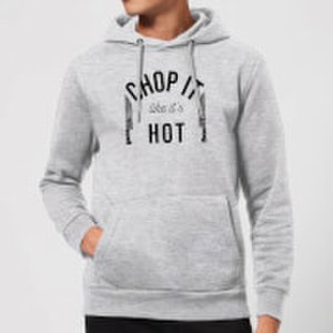By Iwoot Cooking chop it like it's hot hoodie - s - grey