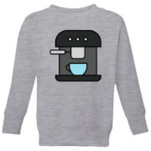 Cooking Coffee Machine Kids' Sweatshirt - 3-4 Years - Grey
