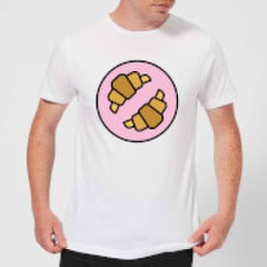 By Iwoot Cooking croissants men's t-shirt - s - white