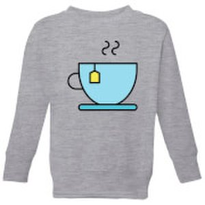 Cooking Cup Of Tea Kids' Sweatshirt - 3-4 Years - Grey
