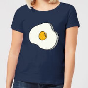Cooking Fried Egg Women's T-Shirt - XS - Navy