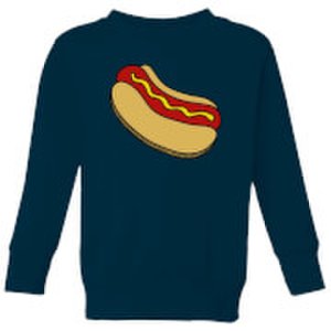 Cooking Hot Dog Kids' Sweatshirt - 3-4 Years - Navy