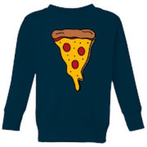 By Iwoot Cooking pizza slice kids' sweatshirt - 3-4 years - navy