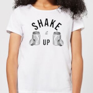 By Iwoot Cooking shake it up women's t-shirt - xs - white