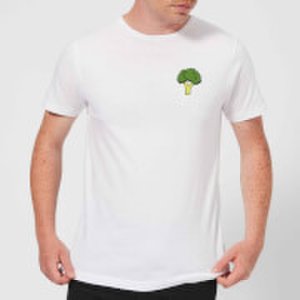 By Iwoot Cooking small broccoli men's t-shirt - s - white