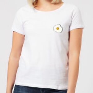By Iwoot Cooking small fried egg women's t-shirt - xs - white
