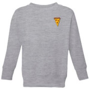 Cooking Small Pizza Slice Kids' Sweatshirt - 3-4 Years - Grey