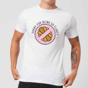 Cooking Sorry For Being So Flakey Men's T-Shirt - S - White