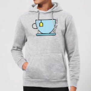 By Iwoot Cooking spill the tea hoodie - s - grey